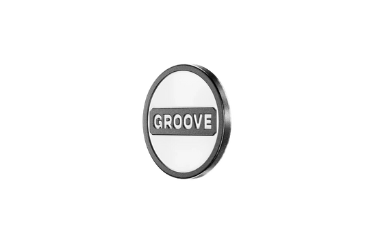 Groove® Golf Ball Marker - White